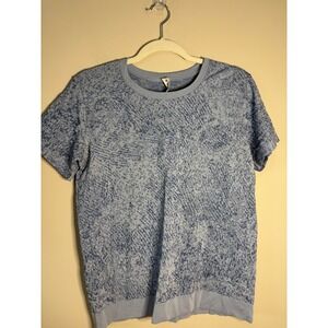 Lululemon Swiftly Breathe‎ Short Sleeve Silverescent Size 8